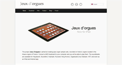 Desktop Screenshot of jeuxdorgues.com